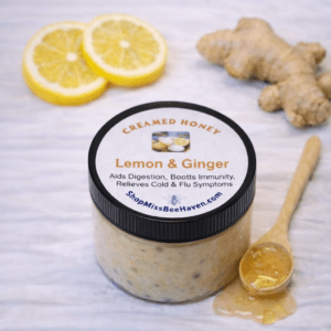 Creamed Lemon Ginger Honey